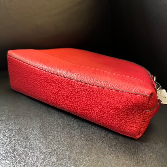 NWT! RARE! F76673 Coach Dome Bright Cardinal Leather Crossbody Bag - Picture 7 of 10
